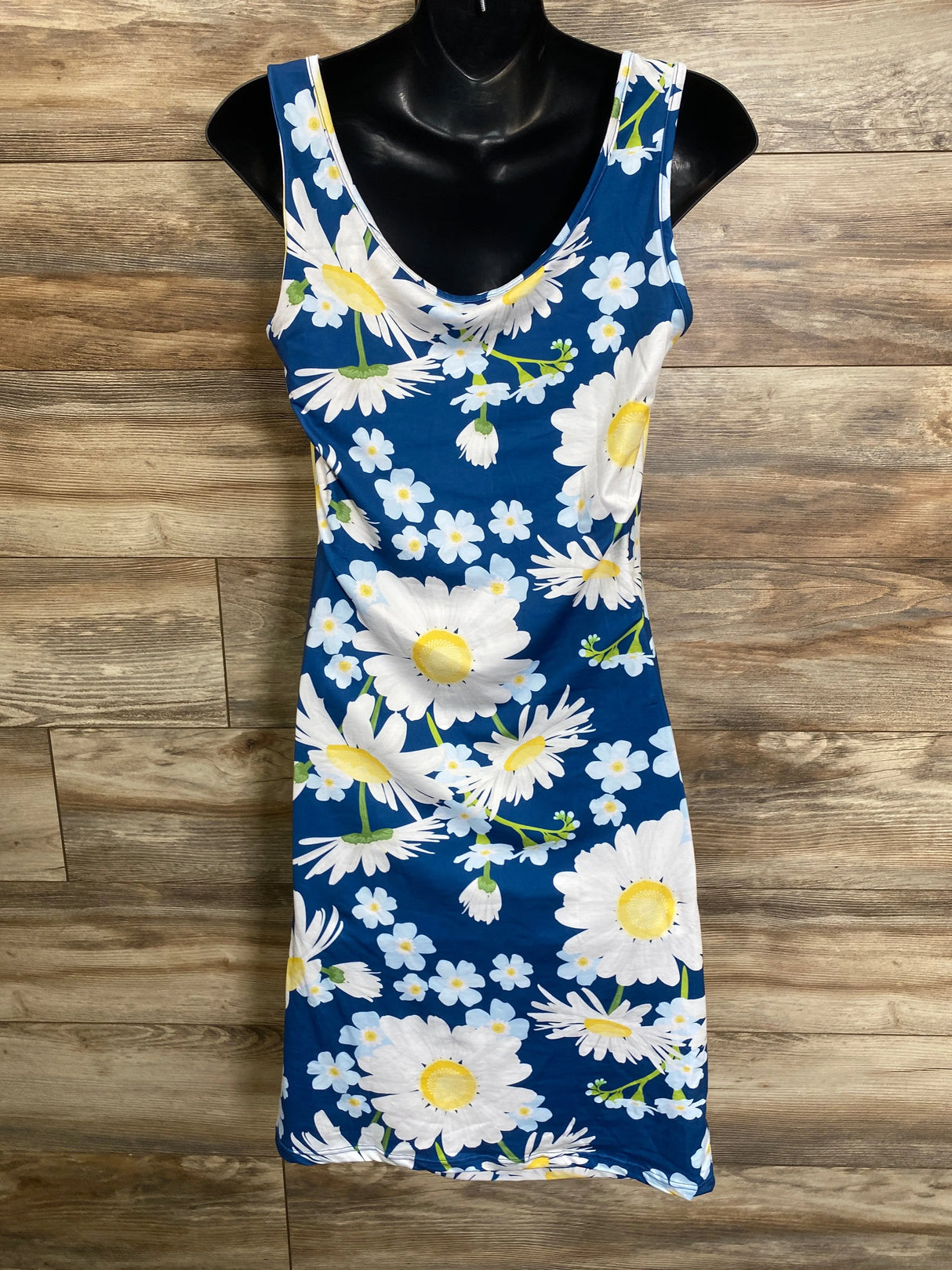 Floral Tank Dress Blue sz Large