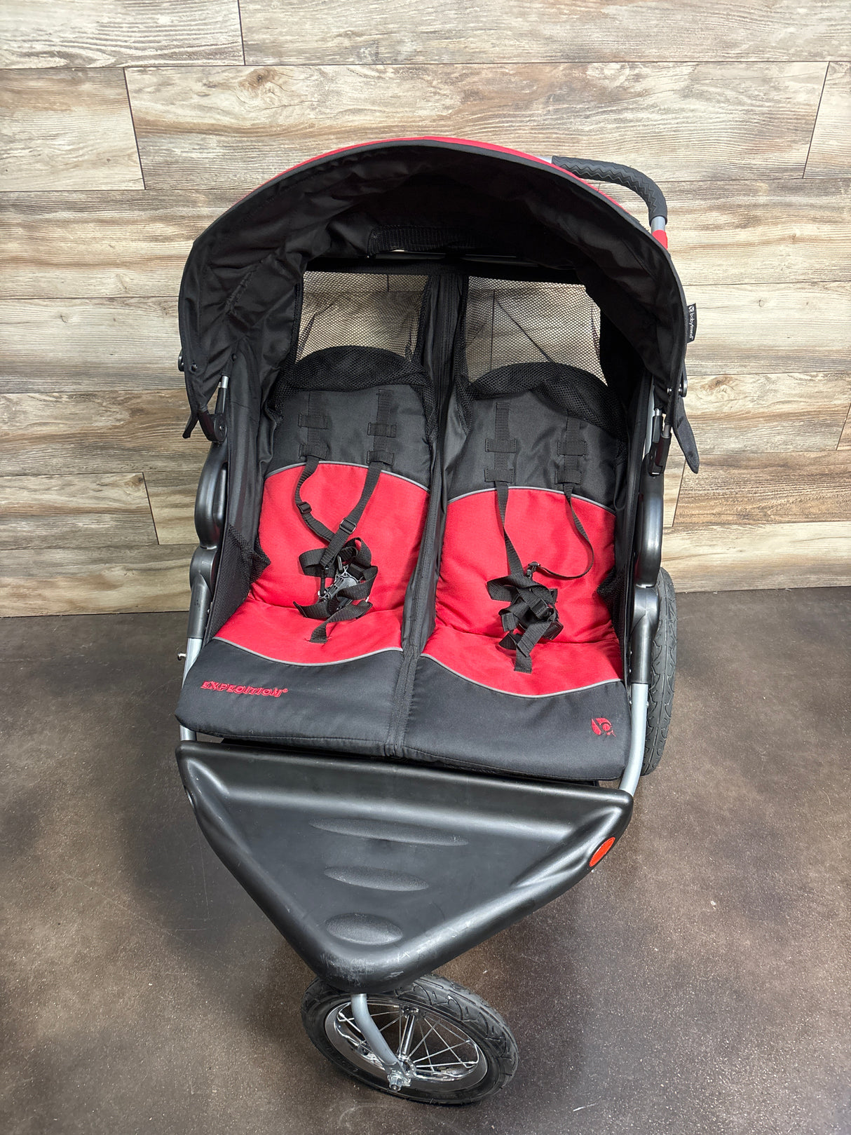 Baby Trend Expedition Double Jogging Stroller in Centennial Red