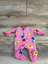 Nickelodeon Baby Shark Plush Sleeper Pink sz 0-3m