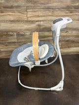 Ingenuity SimpleComfort Compact Swing with Wood Toy Bar - Chambray