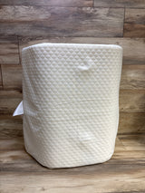 Hiccapop PlayPad 1'' Thick Playard Mattress Pad, White with a Carry Bag