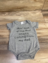 Funnycokid Graphic Bodysuit Grey sz 6m