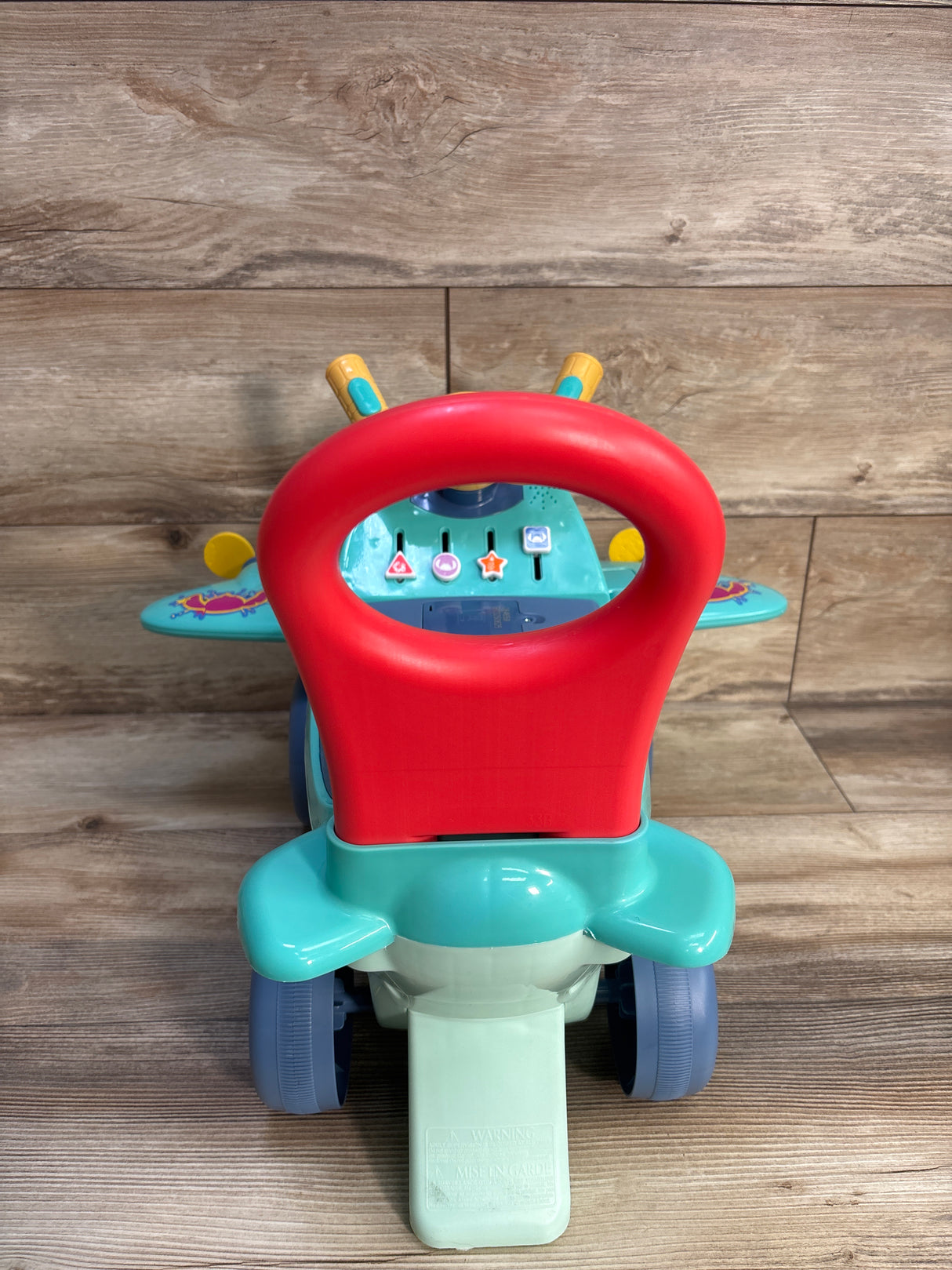 Kiddieland Lights & Sounds Activity Ride On Airplane - Stitch