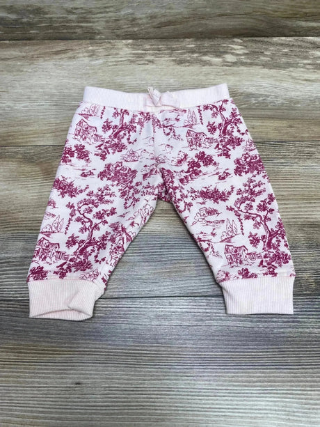 Janie and Jack Toile Print Joggers Pink sz 3-6m - Me n Mommy To Be