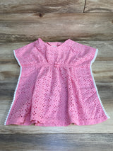 Nicole Miller Eyelet Swim Cover Up Pink sz 5T