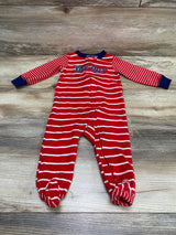 Carter's Striped Little Brother Sleeper Red sz 9m