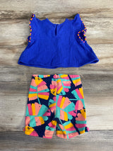 Cat & Jack 2pc Muslin Top & Shorts Blue sz 18m