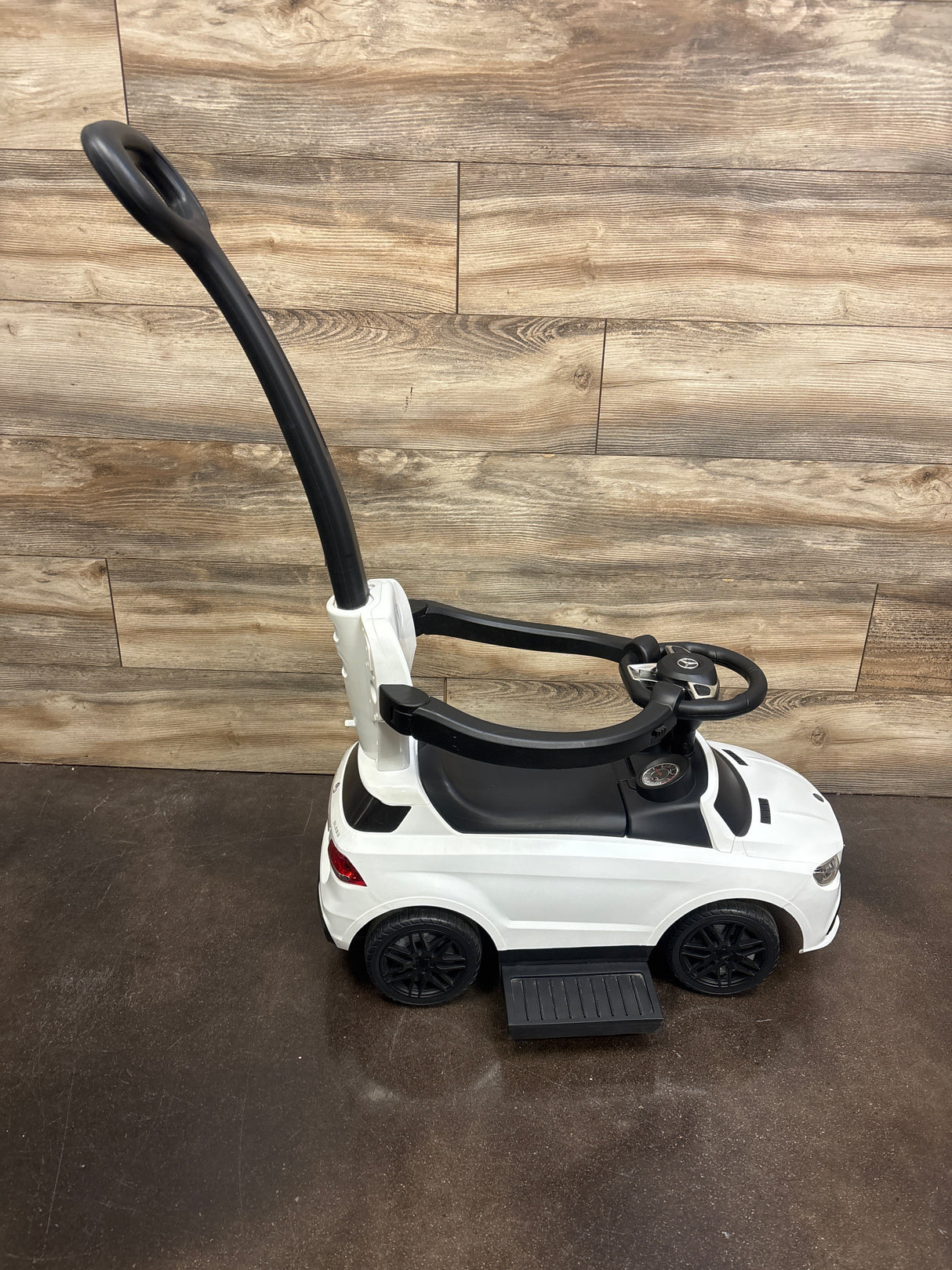 Ride on Push Car Mercedes-Benz, White