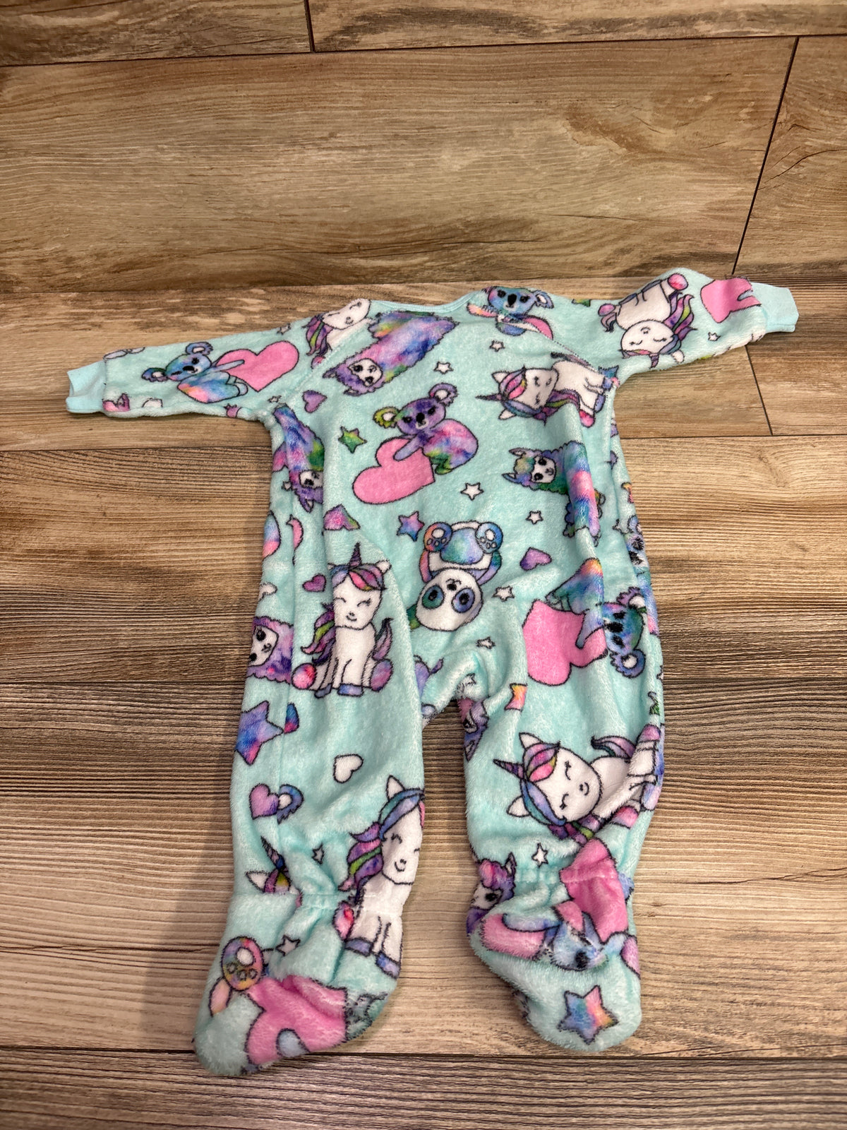 Plush Blanket Sleeper Blue sz 0-3m
