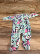 Plush Blanket Sleeper Blue sz 0-3m