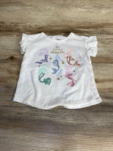 Jumping Beans Disney The Little Mermaid Shirt White sz 2T