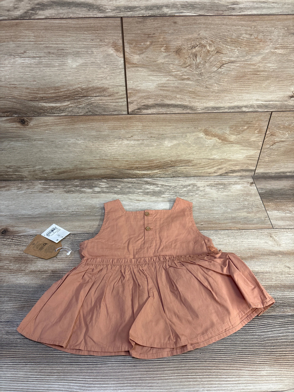 NEW Grayson Collective Sleeveless Peplum Top Orange sz 2T