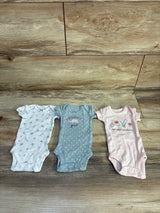Carter's 3pk Bodysuits Pink sz Preemie