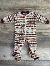 PL Baby Patterned Blanket Sleeper White sz 3m