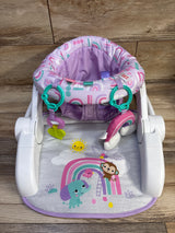 Bright Starts Learn-to-Sit 2-Position Floor Seat in Purple Paradise