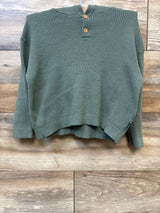 Gerber Waffle Knit Hooded Sweatshirt Green sz 3T