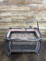 Baby Trend Trend-E Nursery Center Playard in Starlight Pink