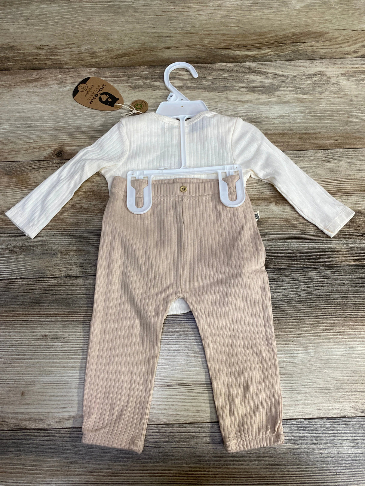 NEW Rabbit Bear Dog Print Coverall White sz 0-3m