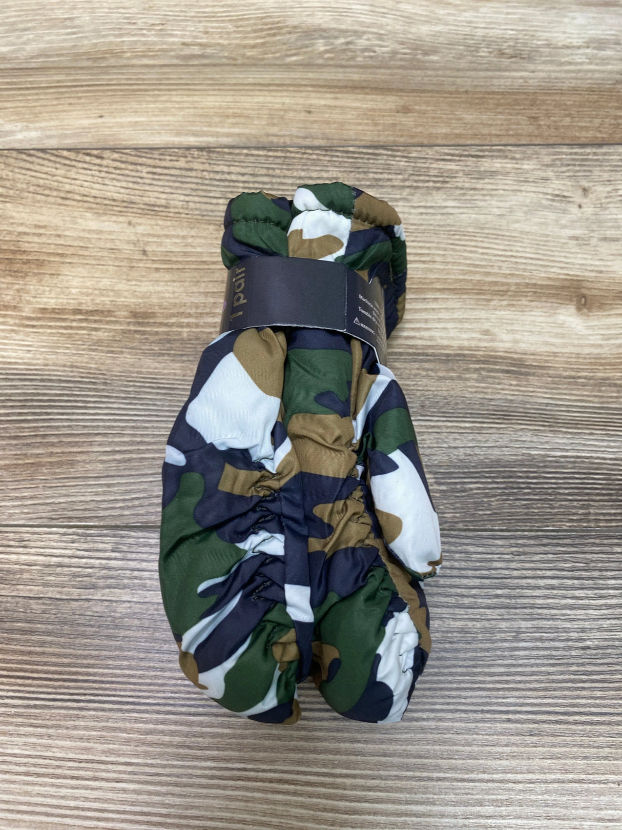 NEW ThermaWear Kid's Ski Green Camo Mittens OSFM (1-3Y)