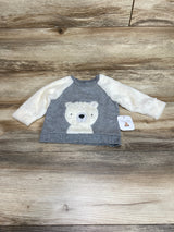 NEW Rene Rofe Polar Bear Sweatshirt White/Grey sz 3-6m