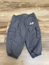 Little Planet Organic Drawstring Cargo Joggers Grey sz 9m