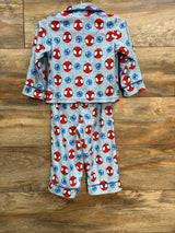 Marvel 2pc Spidey & Friends Pajama Set Blue sz 2T