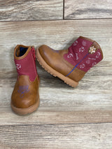 Wonder Nation Western Cowboy Boots Brown sz 6c