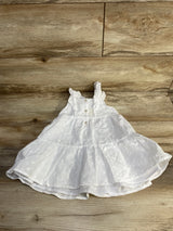 First Impressions Embroidered Eyelet Dress White sz 18m