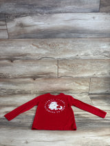 Holiday Time Santa is Coming To Town Shirt Red sz 4-5