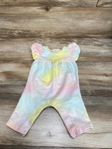 First Impressions Tie-Dye Romper Yellow sz 0-3m