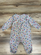 Old Navy Heart Print Coverall Grey sz 6-12m