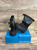 NEW Columbia Powderbug Plus II Snow Boots Black sz 7c