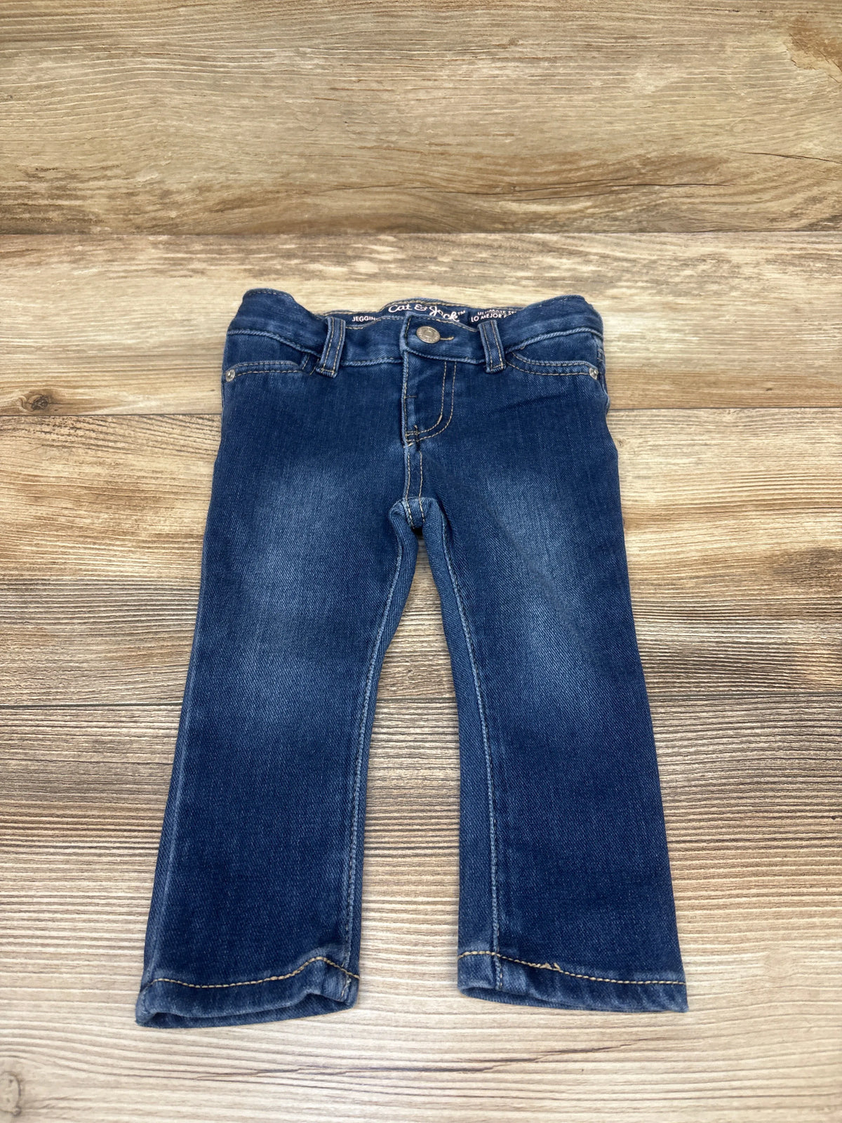 Cat & Jack Denim Jeggings Blue sz 12m