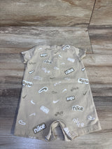 Nike Logo Romper Beige sz 3m