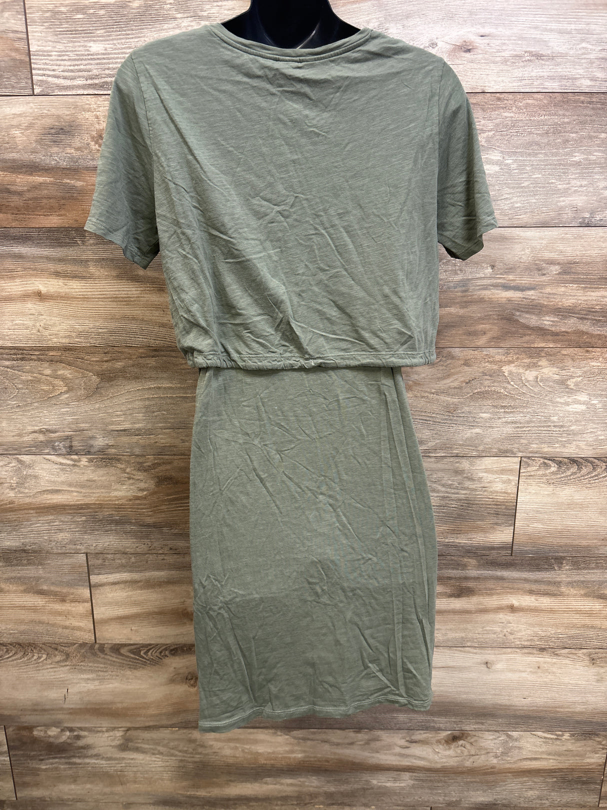 H&M Mama Maternity Nursing Dress Green sz Medium