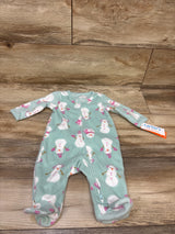 NEW Just One You Snowman Blanket Sleeper Blue sz 3m