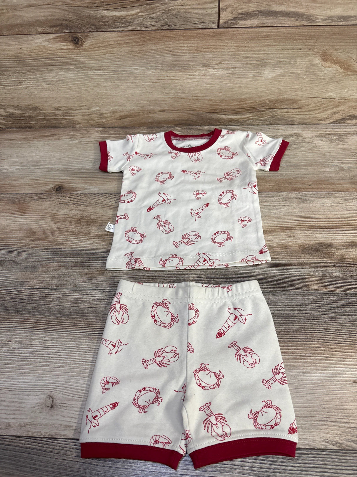 Coco Village 2pc Pajama Set Ivory sz 18m