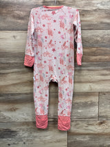 Down By The Bay Ballerina Bamboo Convertible Sleeper Pink sz 12-18m