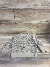 Maximus Rex Dinosaur Pullover Sweatshirt Tan sz 2T