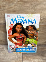 Disney Moana: The Essential Guide Hardcover Book