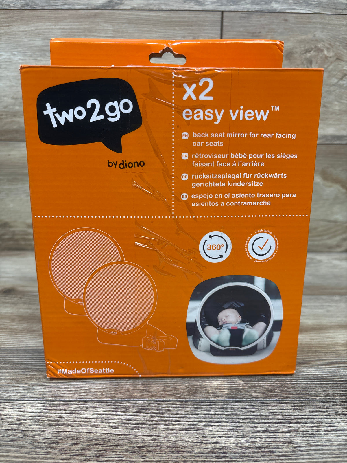 NEW Diono 2pk Easy View Car Mirrors
