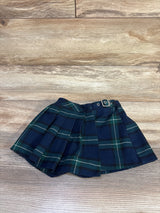 Zara Plaid Pleated Skort Navy sz 18-24m