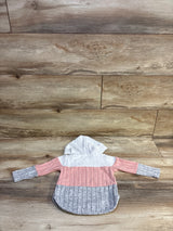 Shein Hooded Sweater White sz 18-24m