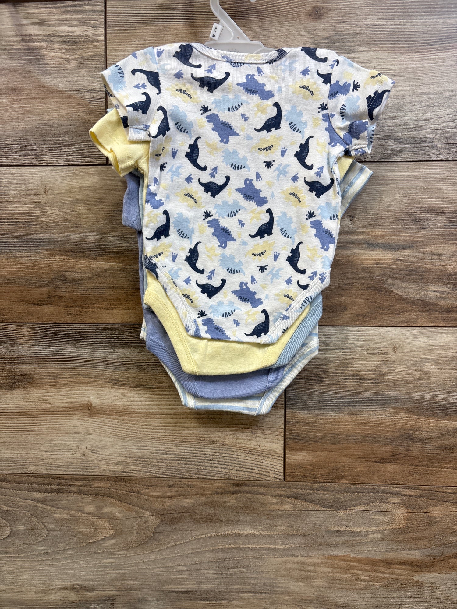 NEW Wonderluxe 5pk Bodysuit Set Blue sz 0/3m
