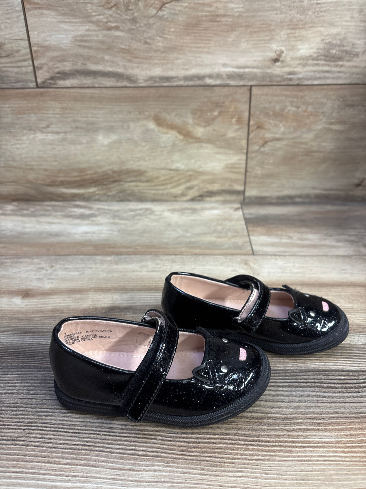 Harper Canyon Kitty Cat Mary Jane Flats Pink sz 7c