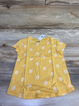 NEW Old Navy Floral Shirt Yellow sz 4T