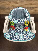 Fisher Price Sit-Me-Up Floor Seat in Blue Honeycomb