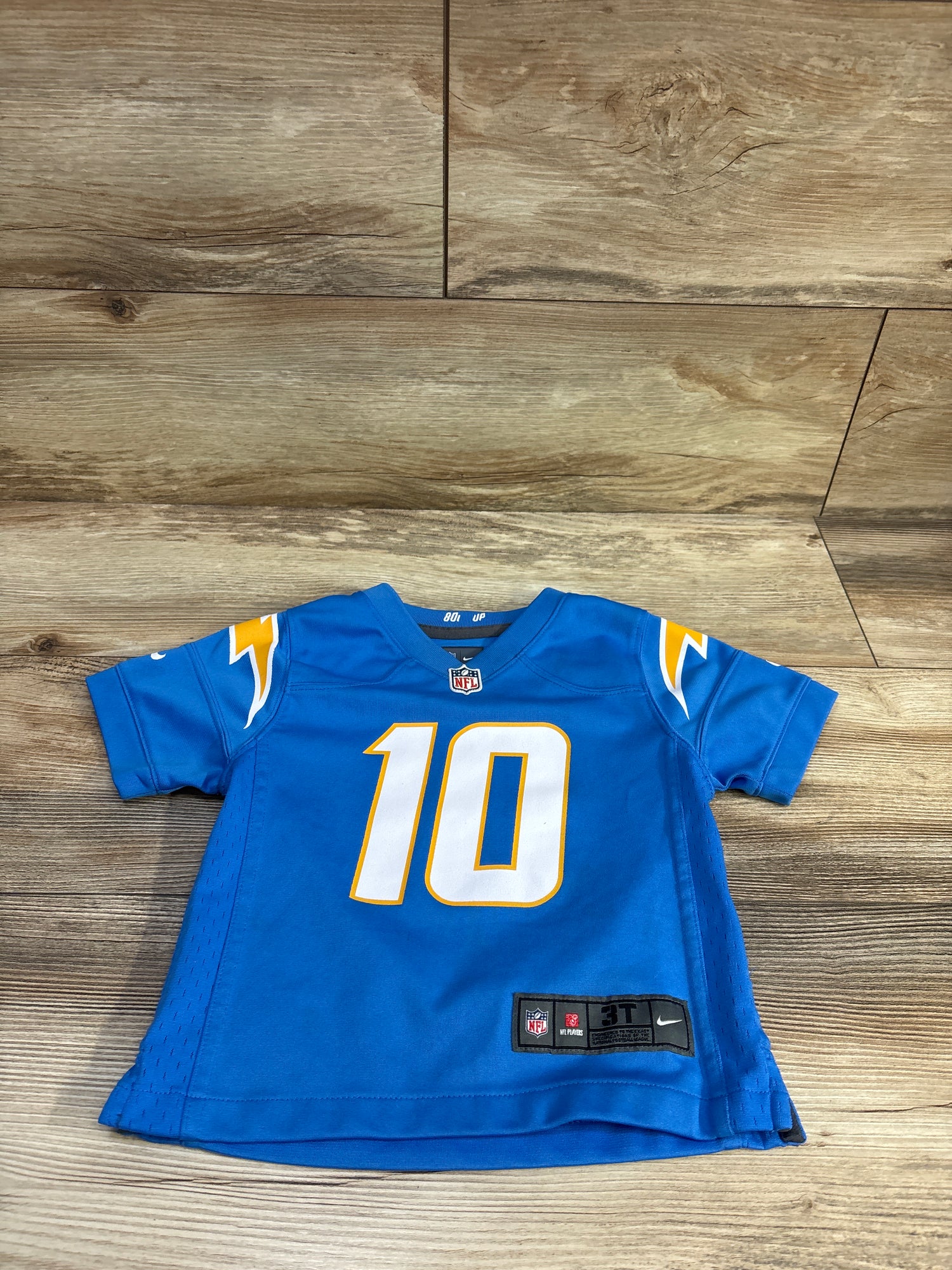 Nike NFL Los Angeles Chargers Justin Herbert #10 Game Jersey Blue sz 3T