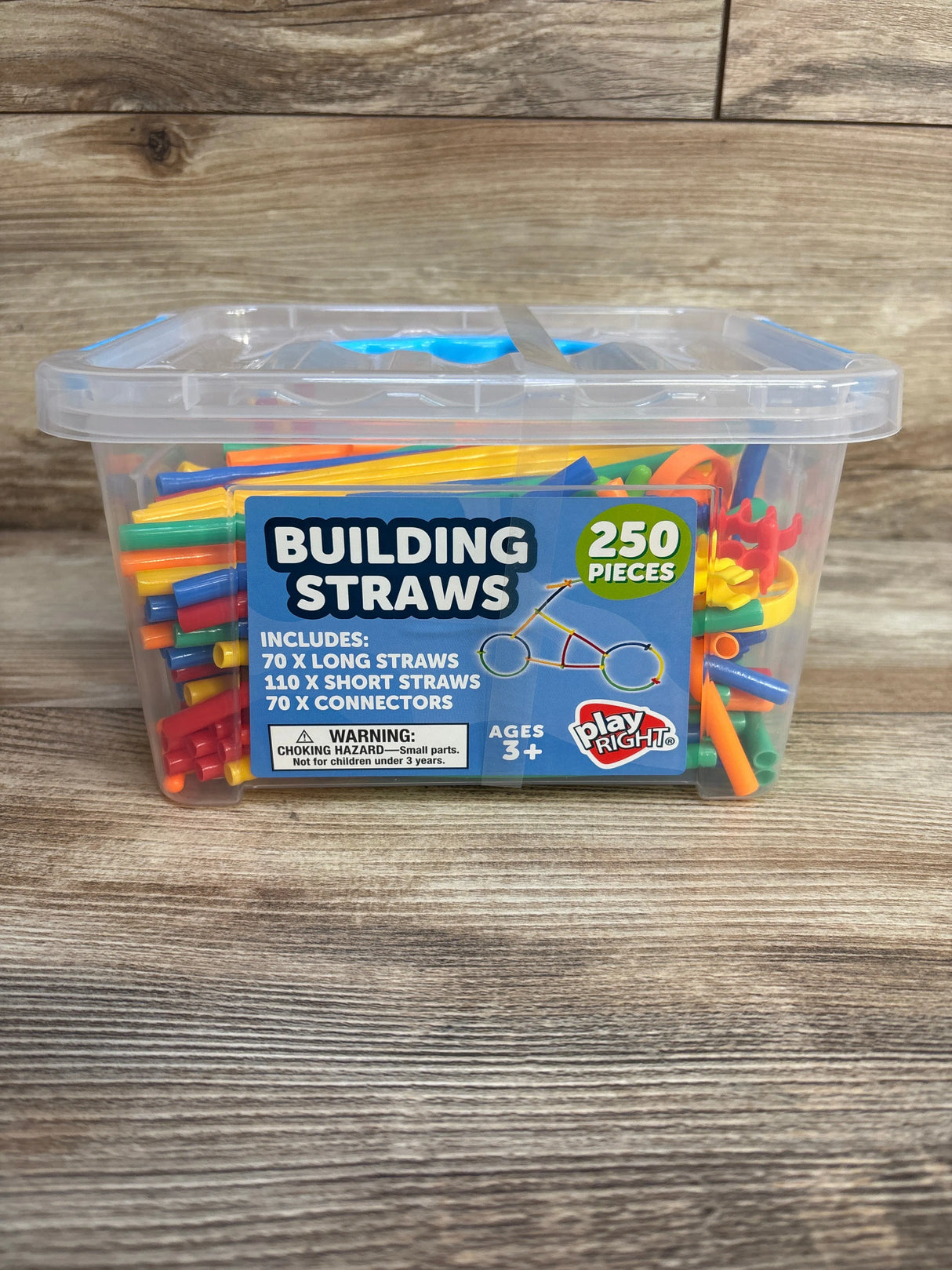 NEW Playright Building Straws 250pc - Me n Mommy To Be