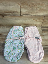 SwaddleMe 2pk Wrap Swaddles Pink sz 0-3m